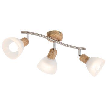 NOWA Daytona plafoniera da soffitto a 3 luci orientabili E14 moderna per interni