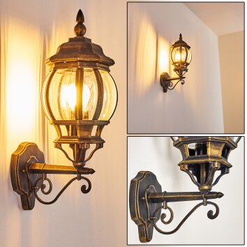 Lentua Applique da esterno Marrone, Oro, 1-Luce