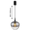 Globo Maxy lampada a sospensione moderna rotonda Ø 29 cm E27 60W regolabile