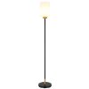 Globo Rowena lampada da terra moderna, piantana con interruttore sul cavo, altezza 150 cm
