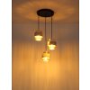 Globo Daren lampadario a sospensione rotondo 3 luci E27 per sala da pranzo