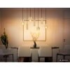 Globo Daren lampada a sospensione a 4 luci 64,5 cm design moderno per sala da pranzo