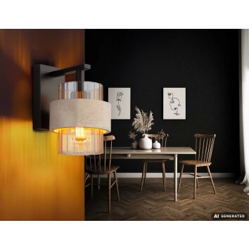Globo Daren applique da parete moderna E27 40 Watt per sala da pranzo e corridoio