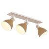 Globo Lyndon plafoniera a 3 luci da soffitto moderna con struttura quadrilatero