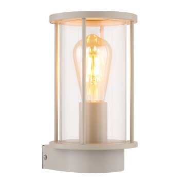 Globo Gracey applique da esterno moderna E27, lampada da parete a corpo cilindrico