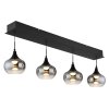 Globo Lui LED lampada a sospensione lineare 90 cm moderna per tavolo da pranzo
