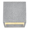 Globo Ferguson Applique da parete per esterni quadrata a cubo G9 8 Watt moderna