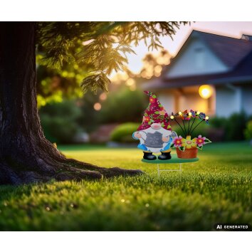 Globo SOZWE nano da giardino lampada solare da giardino LED per esterni 5 luci 3000 Kelvin 6 Watt