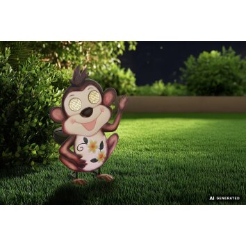 Globo FLAUGI lampada solare LED scimmia da giardino per esterno 3000 Kelvin 6 Watt