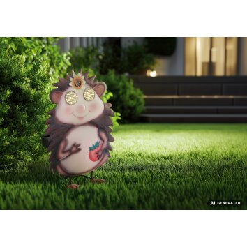 Globo FLAUGI lampada solare riccio per esterno, lampada da giardino solare 104 LED