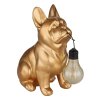 Globo DOGLI lampada solare LED cane decorativo da giardino per esterno con interruttore