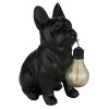 Globo DOGLI LED lampada solare cane bulldog decorativa per esterno 3000 Kelvin 6 Watt