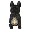 Globo DOGLI LED lampada solare cane bulldog decorativa per esterno 3000 Kelvin 6 Watt