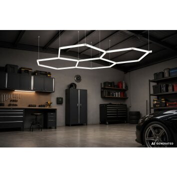 Globo Honeycomb LED plafoniera da soffitto geometrica moderna 114W 11400 lm 4000K
