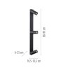 SCHÖNER WOHNEN-Kollektion RIK plafoniera a faretti lineare 3 luci orientabili