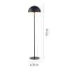 SCHÖNER WOHNEN-Kollektion ALI lampada da terra semicircolare 155 cm E27 25 Watt