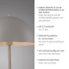 SCHÖNER WOHNEN-Kollektion ALI lampada da terra a semicerchio, E27, stile moderno-basic