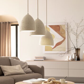 SCHÖNER WOHNEN-Kollektion TRAVENTA lampada a sospensione 3 luci 100 cm moderna