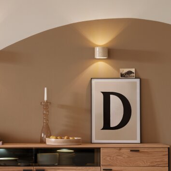 Schöner Wohnen-Kollektion TRAVENTA applique da parete cilindrica moderna G9
