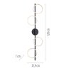 SCHÖNER WOHNEN-Kollektion MINI RITUS plafoniera LED a 4 anelli, lampada da soffitto moderna
