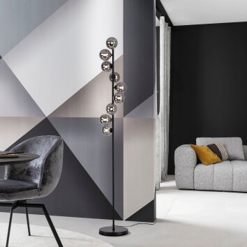 SCHÖNER WOHNEN-Kollektion DUBAI lampada da terra design moderna a 9 sfere