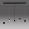 SCHÖNER WOHNEN-Kollektion LINI lampada a sospensione LED 5 luci per tavolo da pranzo