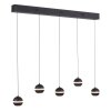 SCHÖNER WOHNEN-Kollektion LINI lampada a sospensione LED 5 luci per tavolo da pranzo