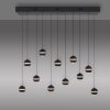 Schöner Wohnen-Kollektion LINI lampadario a sospensione a sfere LED 11 luci, lunghezza 114 cm