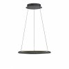 SCHÖNER WOHNEN-Kollektion QUILLO lampada a sospensione LED ad anello regolabile in altezza L 60 cm