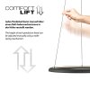 SCHÖNER WOHNEN-Kollektion QUILLO lampada a sospensione LED ad anello regolabile in altezza L 60 cm
