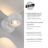 SCHÖNER WOHNEN-Kollektion CHIA LED applique da parete lampada da parete
