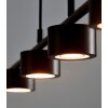 Nordlux CLYDE Lampada a Sospensione LED Nero, 4-Luci