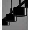 Nordlux CLYDE Lampada a Sospensione LED Nero, 4-Luci