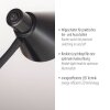 Leuchten Direkt lampada da tavolo LED PIXIE orientabile, 3000 Kelvin bianco caldo