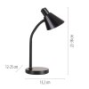 Leuchten Direkt lampada da tavolo LED PIXIE orientabile, 3000 Kelvin bianco caldo