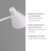 Leuchten Direkt lampada da terra LED PIXIE bianca, luce calda 3000 Kelvin, regolabile