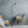 Leuchten Direkt Lampada da terra PIXIE, braccio curvo regolabile, LED caldo 3000 Kelvin