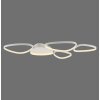 Leuchten Direkt plafoniera LED PEBBLES, forme organiche, memoria, luce calda 3000 Kelvin