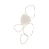 Leuchten Direkt plafoniera LED PEBBLES, forme organiche, memoria, luce calda 3000 Kelvin