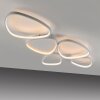 Leuchten Direkt plafoniera LED PEBBLES, forme organiche, memoria, luce calda 3000 Kelvin