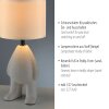 Leuchten Direkt Lampada da tavolo TED, base beige, figura umana stilizzata