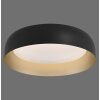 Leuchten Direkt plafoniera LED OSKO bassa con telecomando e luce regolabile 3000 Kelvin