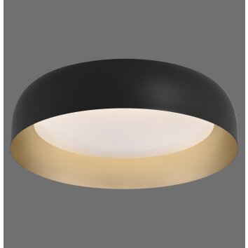 Leuchten Direkt plafoniera LED OSKO bassa con telecomando e luce regolabile 3000 Kelvin