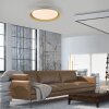 Leuchten Direkt Plafoniera LED SATI piatta e rotonda, 3000 Kelvin, luce calda