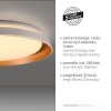 Leuchten Direkt Plafoniera LED SATI piatta e rotonda, 3000 Kelvin, luce calda