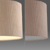 Leuchten Direkt Plafoniera moderna DURO con paralume cilindrico plissettato beige