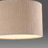 Leuchten Direkt Plafoniera moderna DURO con paralume cilindrico plissettato beige