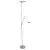 Steinhauer Zodiac Lampada da terra LED Acciaio inox, 2-Luci