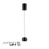 Leuchten Direkt lampada a sospensione BALLINI sferica nera, LED 3000 Kelvin, regolabile