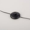 Leuchten Direkt lampada da terra LED RITUS, anelli sfalsati argento, 3000 Kelvin caldo
